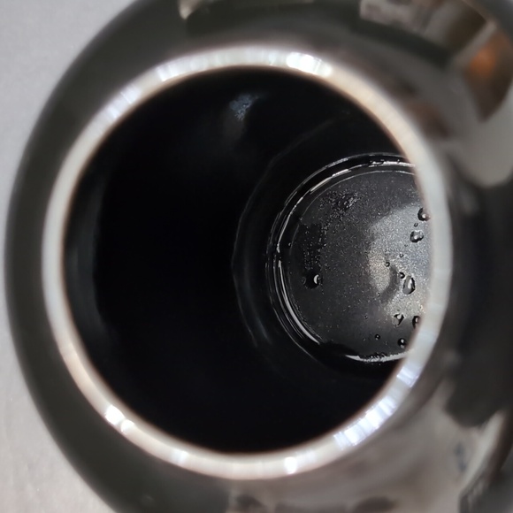 Vintage Japanese Art Of Chokin 24kt Gold Black Porcelain Lidded Jar. - Picture 8 of 11